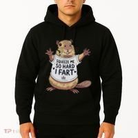 Funny Joke Squeeze Me So Hard I Fart Hoodie thumb 2