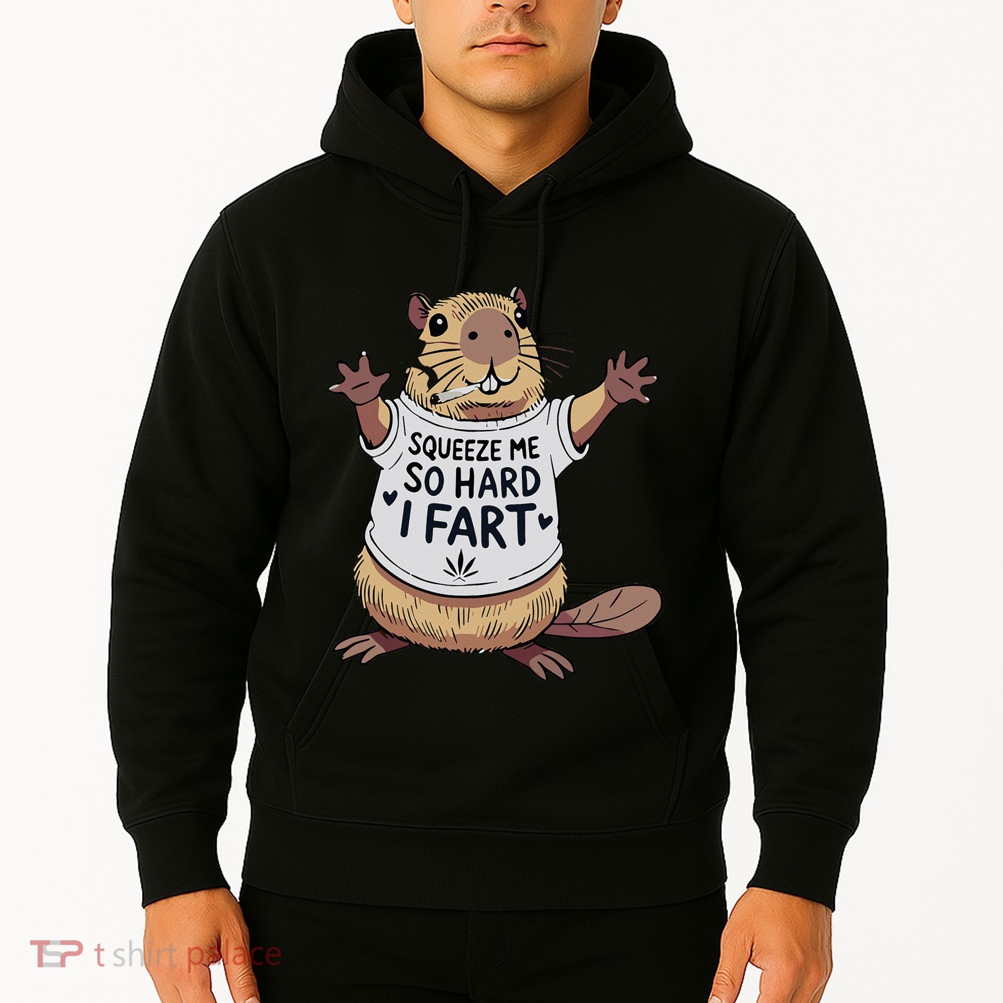 Funny Joke Squeeze Me So Hard I Fart Hoodie