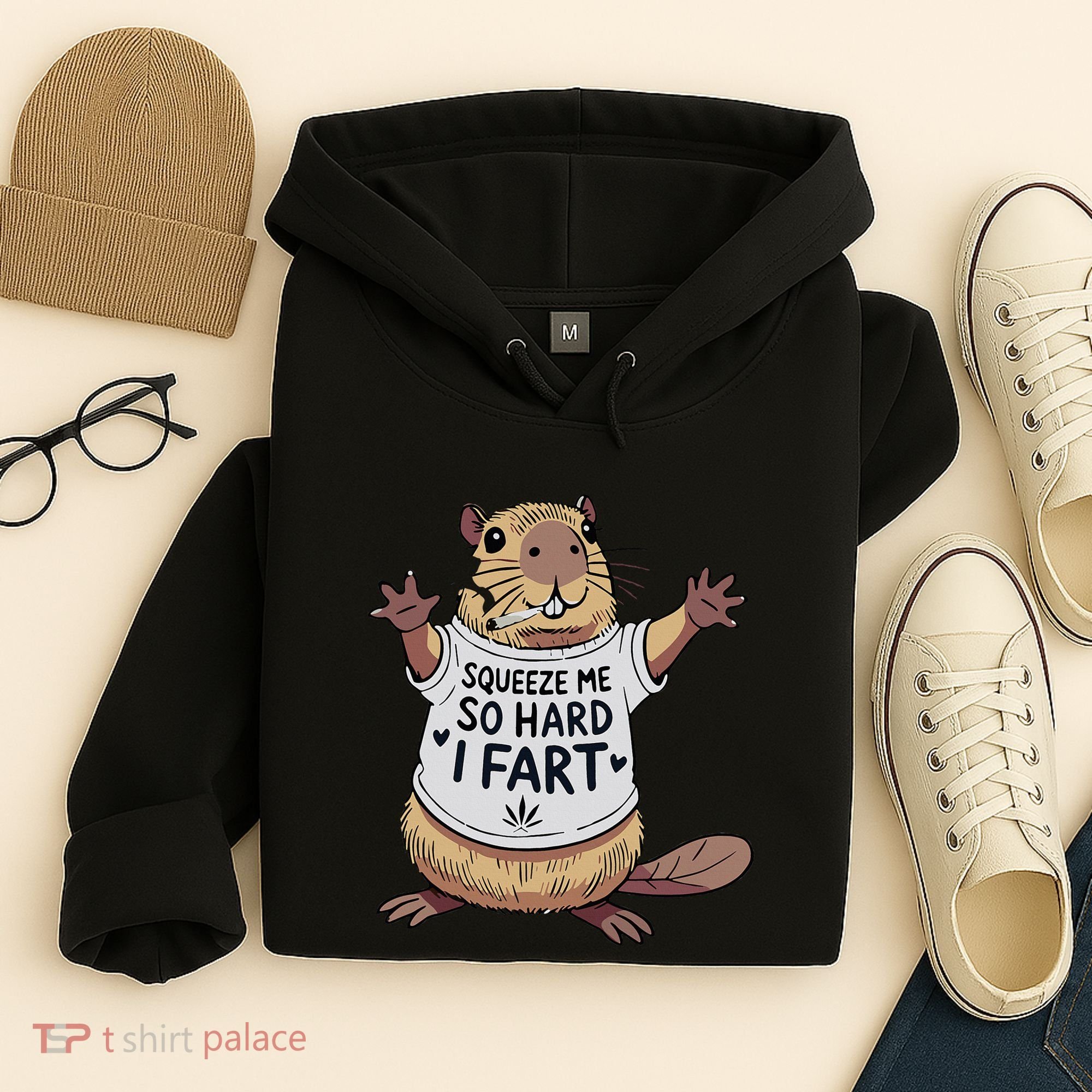 Funny Joke Squeeze Me So Hard I Fart Hoodie