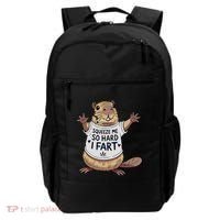 Funny Joke Squeeze Me So Hard I Fart Backpack thumb 0
