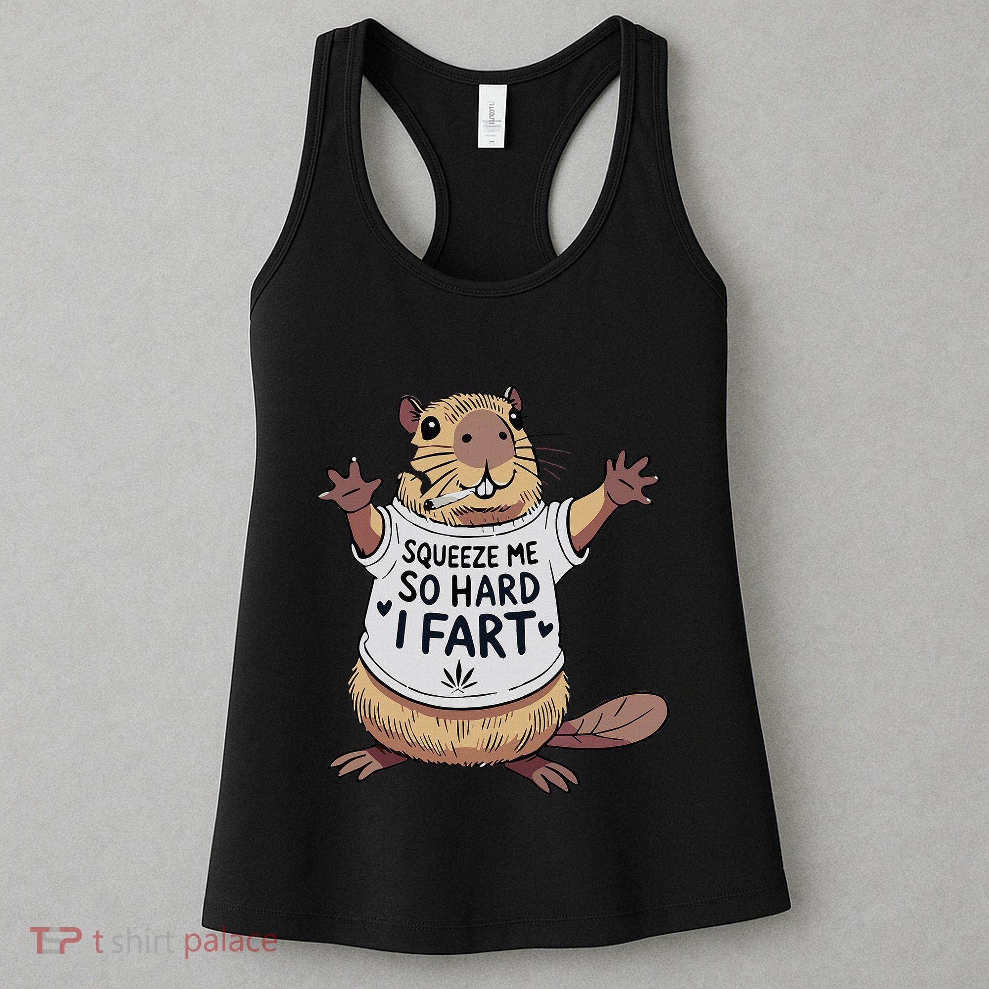 Funny Joke Squeeze Me So Hard I Fart Women's Tank Top