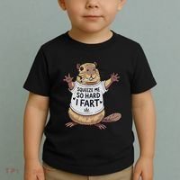 Funny Joke Squeeze Me So Hard I Fart Toddler T-Shirt thumb 2
