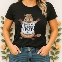 Funny Joke Squeeze Me So Hard I Fart Women's T-Shirt thumb 2