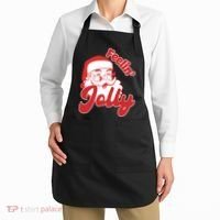 Feelin Jolly Santa Claus Christmas Holiday Apron thumb 2