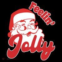Feelin Jolly Santa Claus Christmas Holiday Women's Hoodie thumb 2