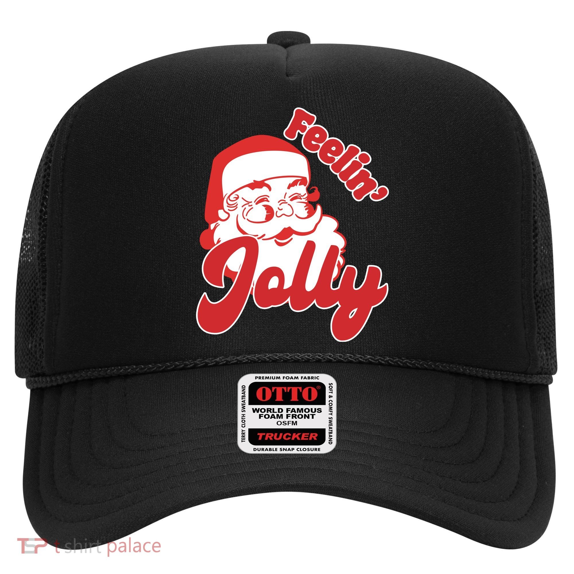 Feelin Jolly Santa Claus Christmas Holiday Hat