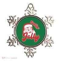 Feelin Jolly Santa Claus Christmas Holiday Ornament thumb 0