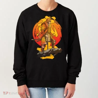Firey Japanese Samurai Warrior Women's Sweatshirt