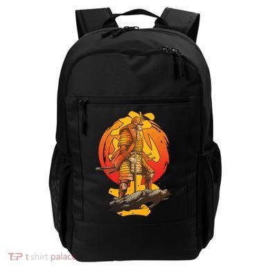 Firey Japanese Samurai Warrior Backpack