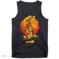 Firey Japanese Samurai Warrior Tank Top thumb 0