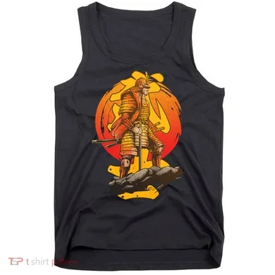 Firey Japanese Samurai Warrior Tank Top