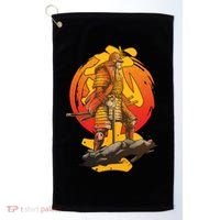 Firey Japanese Samurai Warrior Golf Towel thumb 0