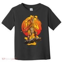 Firey Japanese Samurai Warrior Toddler T-Shirt thumb 0