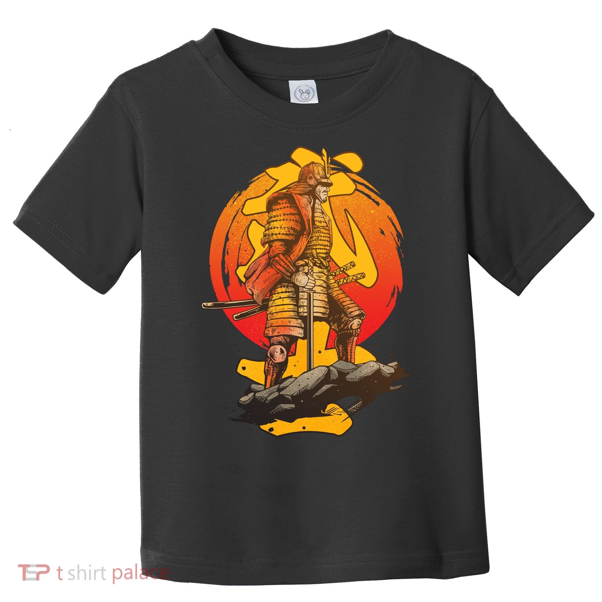 Firey Japanese Samurai Warrior Toddler T-Shirt