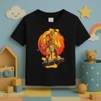 Firey Japanese Samurai Warrior Toddler T-Shirt thumb 3