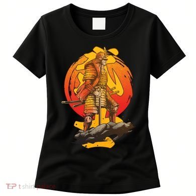 Firey Japanese Samurai Warrior Women's T-Shirt