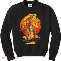 Firey Japanese Samurai Warrior Kids Sweatshirt thumb 0