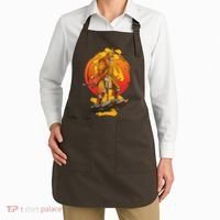Firey Japanese Samurai Warrior Apron thumb 2