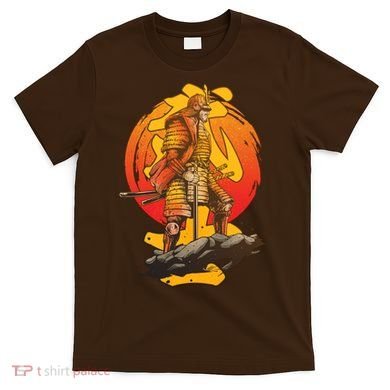 Firey Japanese Samurai Warrior T-Shirt