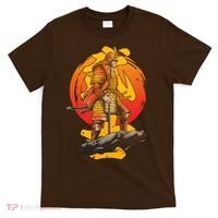 Firey Japanese Samurai Warrior T-Shirt thumb 0