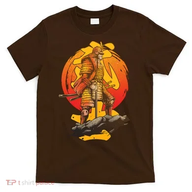Firey Japanese Samurai Warrior T-Shirt