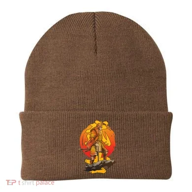 Firey Japanese Samurai Warrior Beanie