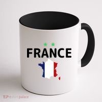 France Jersey Soccer Fan Map Flag Coffee Mug thumb 1