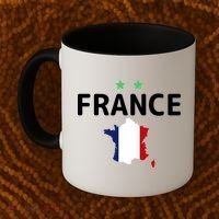 France Jersey Soccer Fan Map Flag Coffee Mug thumb 2