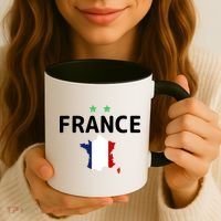 France Jersey Soccer Fan Map Flag Coffee Mug thumb 3