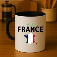 France Jersey Soccer Fan Map Flag Coffee Mug thumb 4