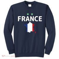 France Jersey Soccer Fan Map Flag Sweatshirt thumb 0