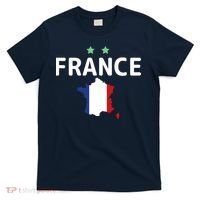 France Jersey Soccer Fan Map Flag T-Shirt thumb 0
