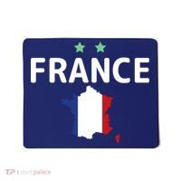 France Jersey Soccer Fan Map Flag Mousepad thumb 0
