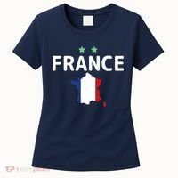 France Jersey Soccer Fan Map Flag Women's T-Shirt thumb 0