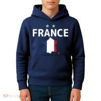France Jersey Soccer Fan Map Flag Kids Hoodie thumb 4