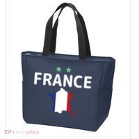 France Jersey Soccer Fan Map Flag Tote Bag thumb 3