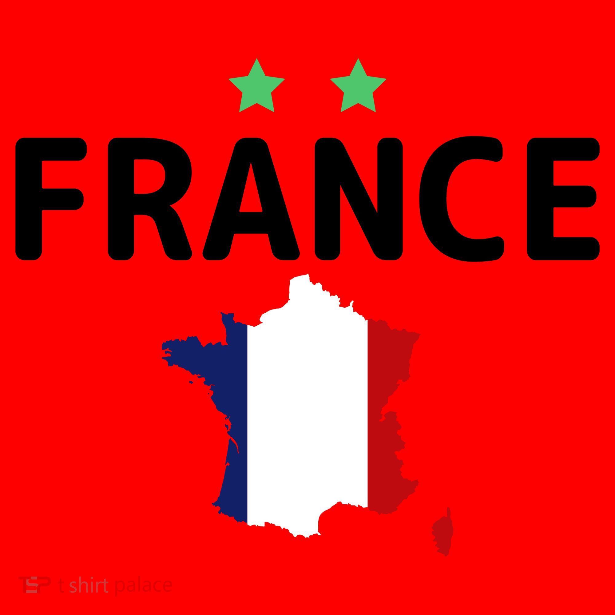 France Jersey Soccer Fan Map Flag Santa Hat
