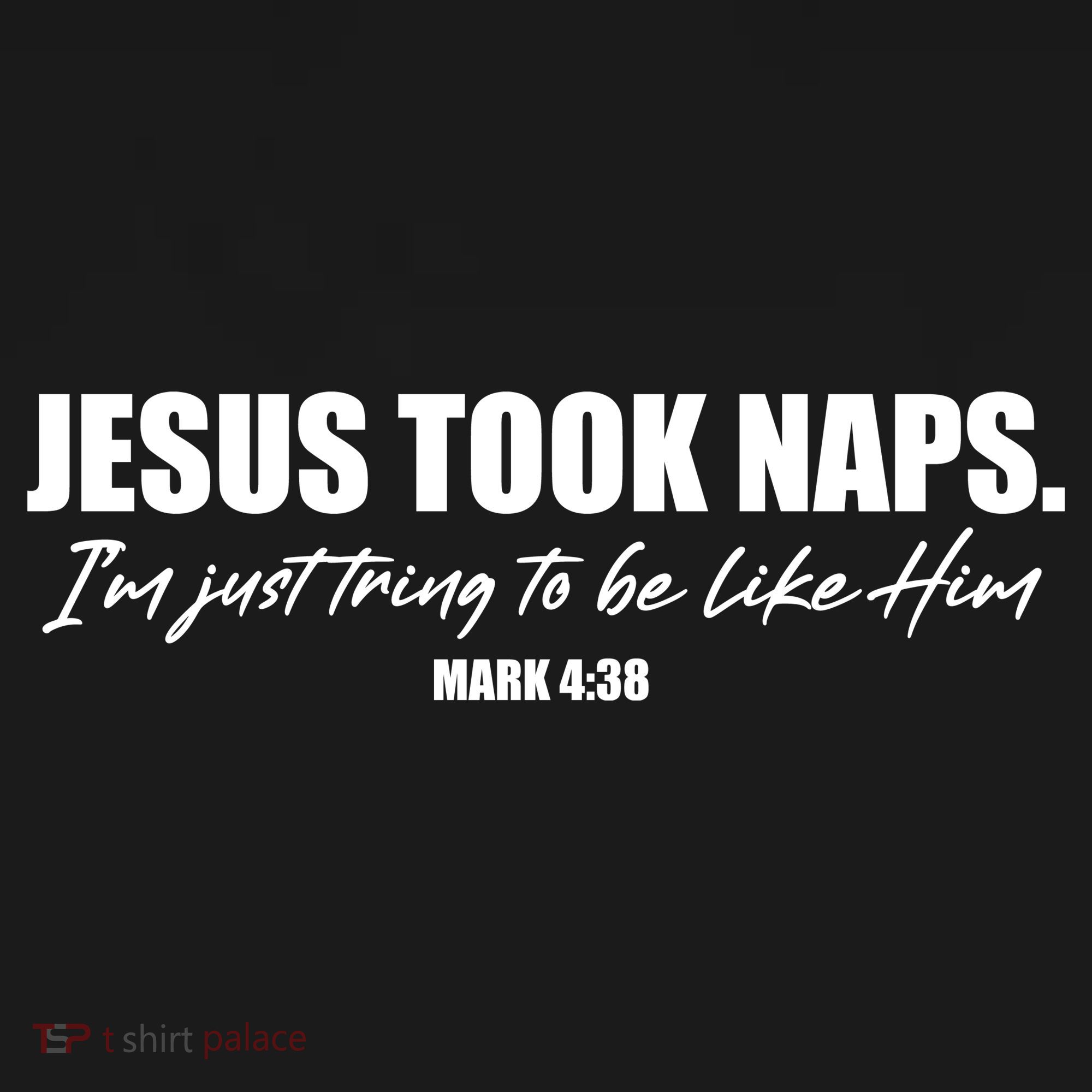 Funny Jesus Took Naps I'm Just Tring To Be Like Him Mark 4 38 Ornament