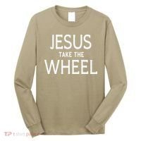 Funny Jesus Take The Wheel Happy Easter Family Gift Long Sleeve Shirt thumb 0