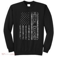 Funny Job Title Worker American Flag Medical Examiner Sweatshirt thumb 0