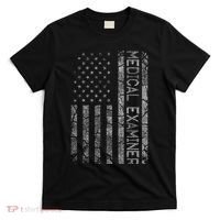 Funny Job Title Worker American Flag Medical Examiner T-Shirt thumb 0