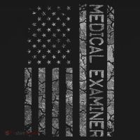 Funny Job Title Worker American Flag Medical Examiner Women's Hoodie thumb 2