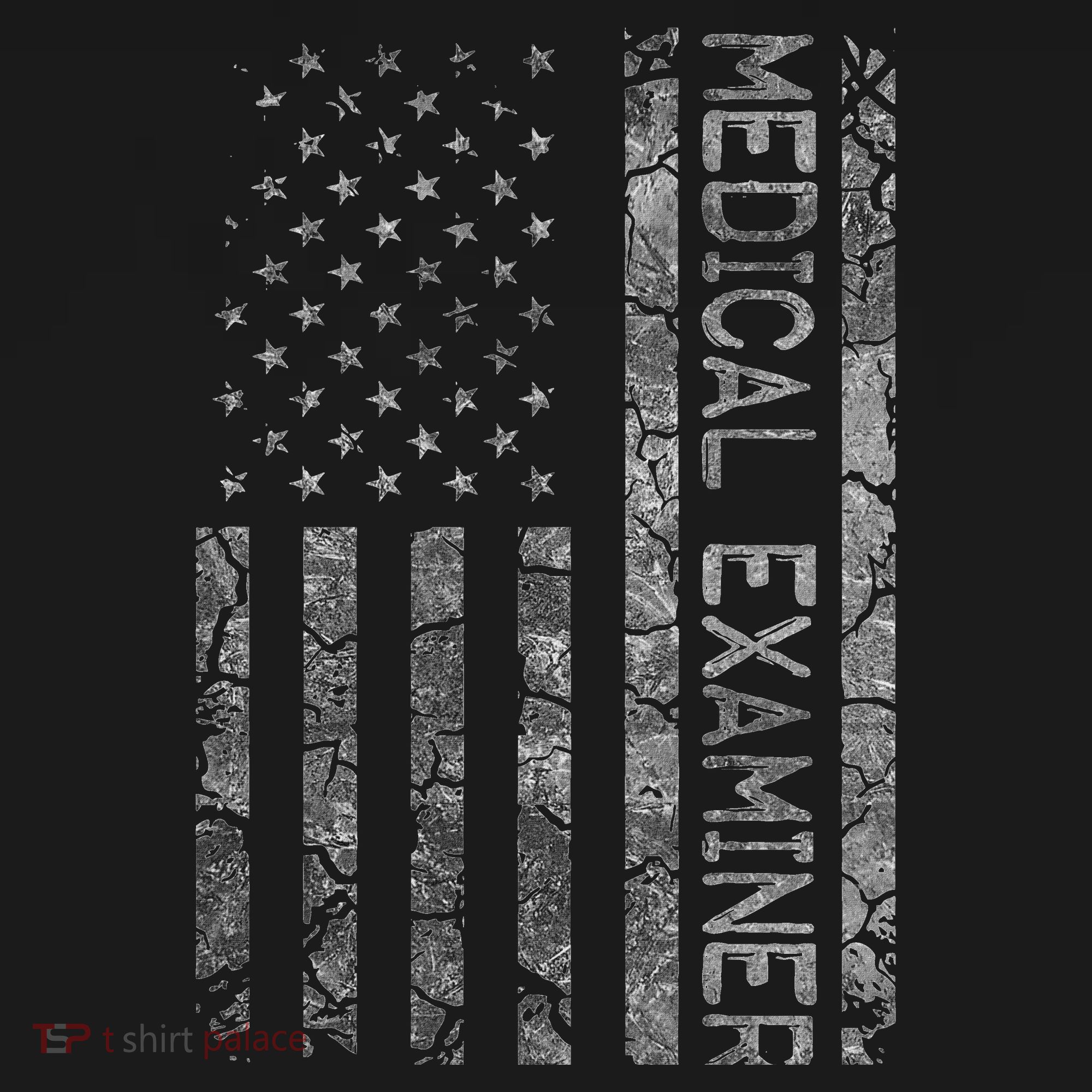Funny Job Title Worker American Flag Medical Examiner Women's Hoodie