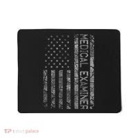 Funny Job Title Worker American Flag Medical Examiner Mousepad thumb 0