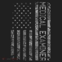 Funny Job Title Worker American Flag Medical Examiner Hat thumb 2