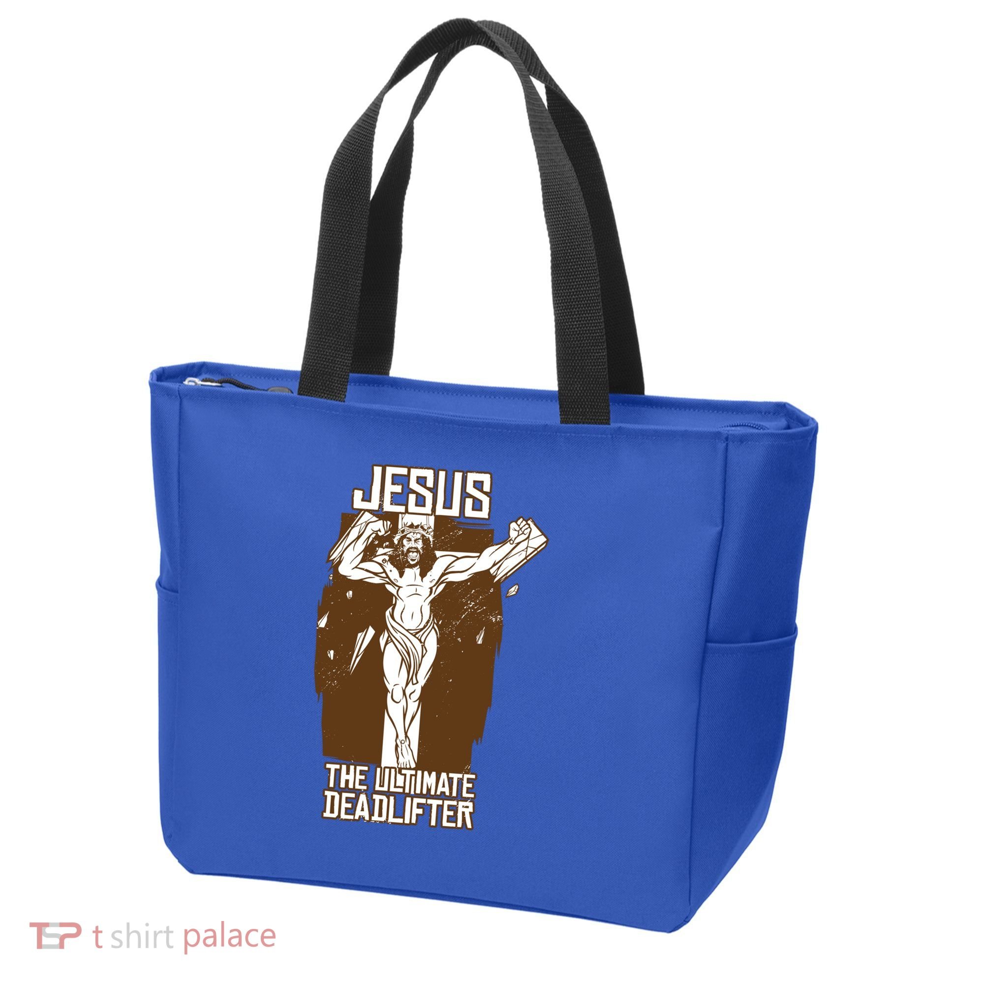 Funny Jesus The Ultimate Deadlifter Deadlift Afterlife Meaningful Gift Tote Bag