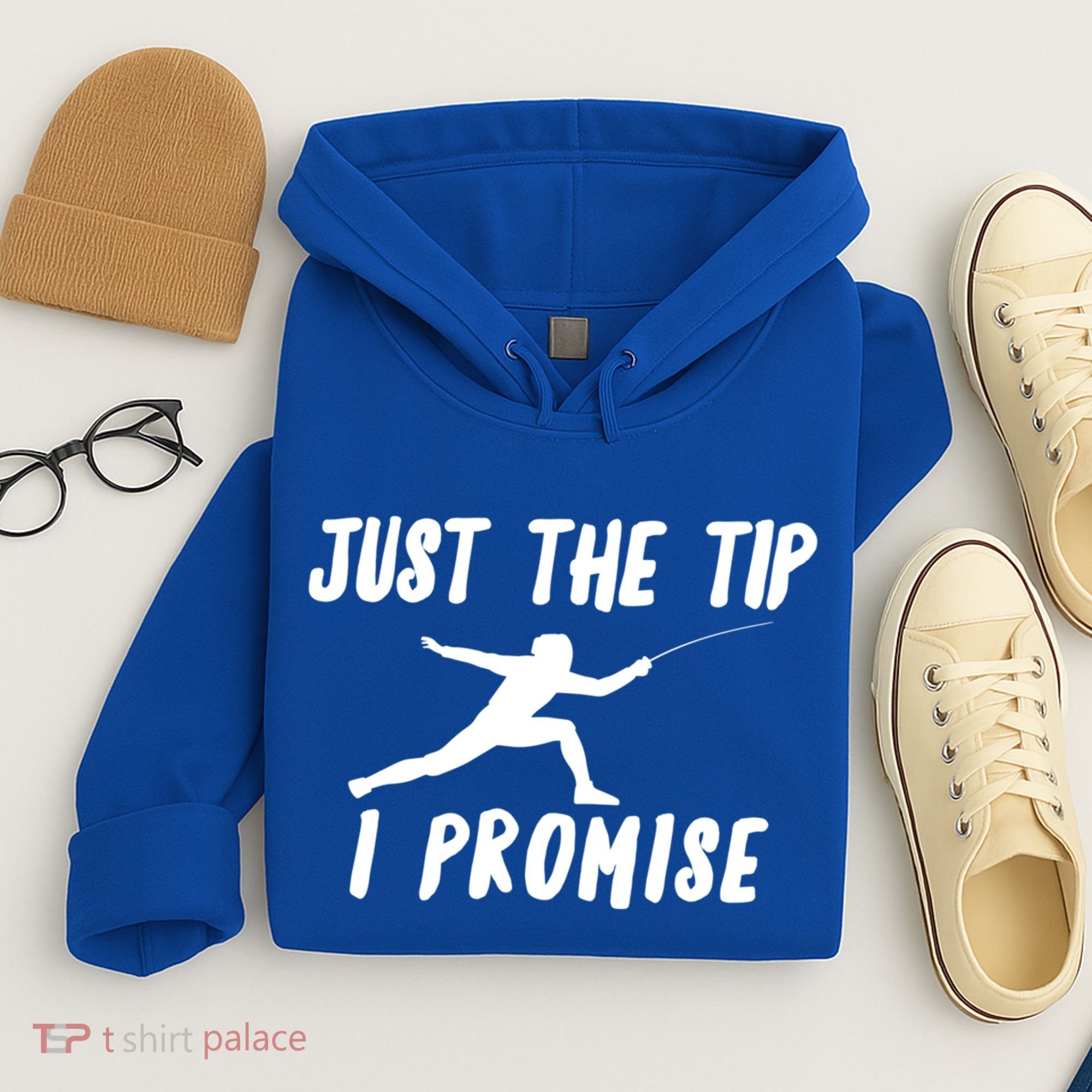 Fencer Just The Tip Promise Fencing Epee Martial Arts Sport Gift Hoodie