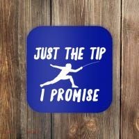 Fencer Just The Tip Promise Fencing Epee Martial Arts Sport Gift Coaster thumb 0