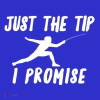 Fencer Just The Tip Promise Fencing Epee Martial Arts Sport Gift Coaster thumb 2