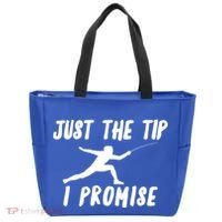 Fencer Just The Tip Promise Fencing Epee Martial Arts Sport Gift Tote Bag thumb 0